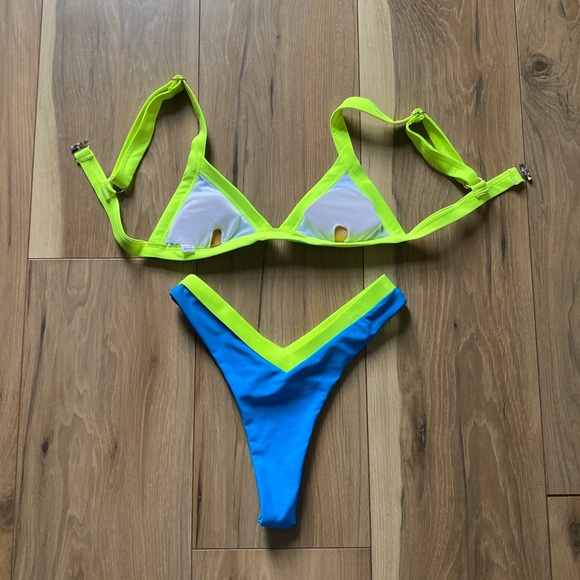 SHEIN Neon bikini set - Picture 2 of 7